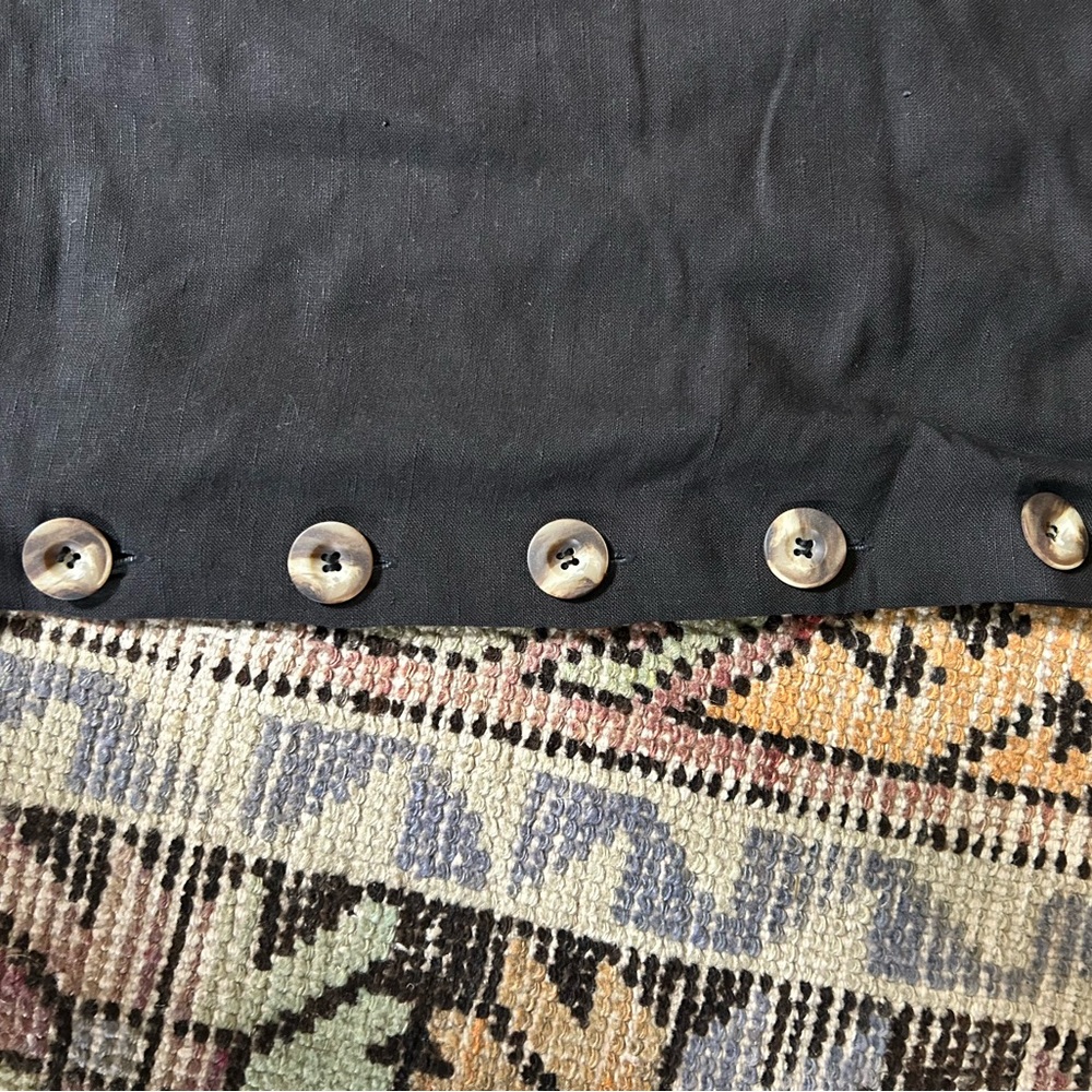 Harvè Benard by Benard Holtzman black linen NWOT SIZE 6 dress - Picture 3 of 3